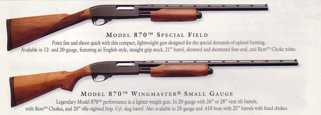 From Remington's 1991 catalog