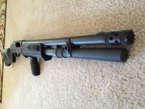 Remington 870 with Choate Extension and Tactical Barrel Choke