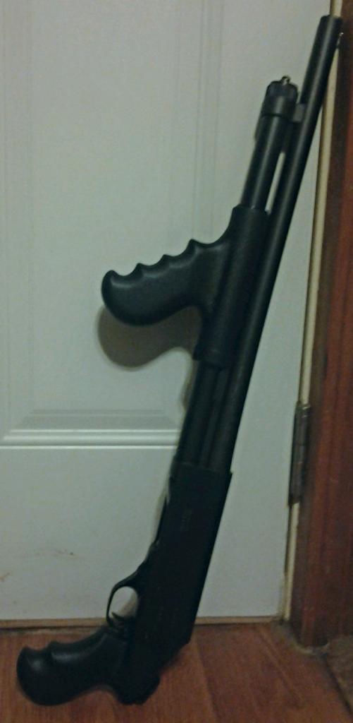 Remington 870 with TacStar Stock, Forend and Sidesaddle