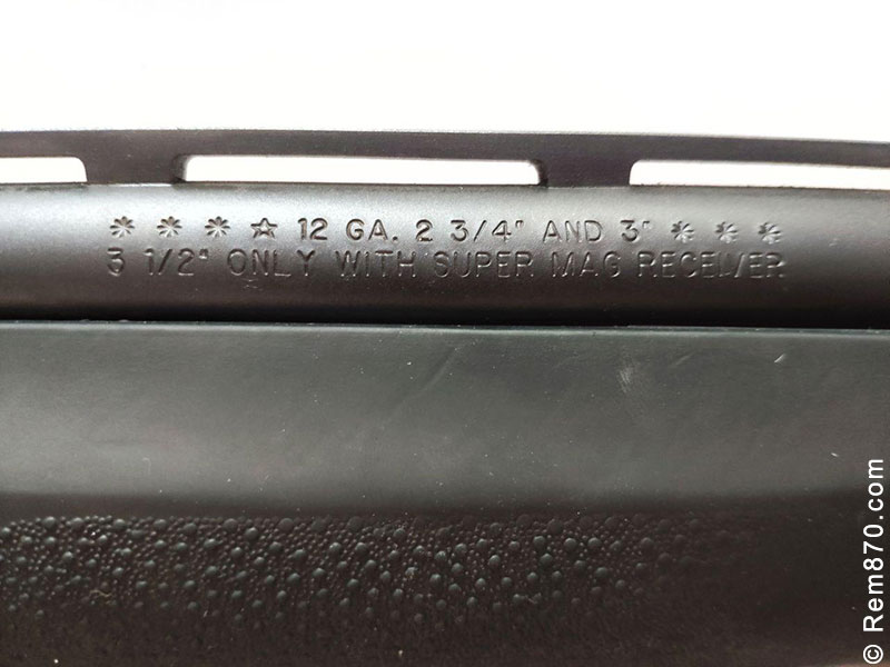 Chamber Length Stamped on Barrel