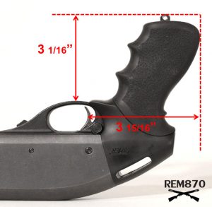 Hogue Tamer Pistol Grip Measurements